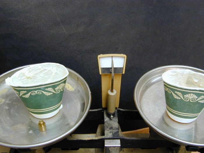 Weighing Out the Part A of Resin