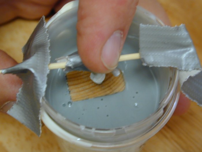  Placing the Master into the RTV Rubber