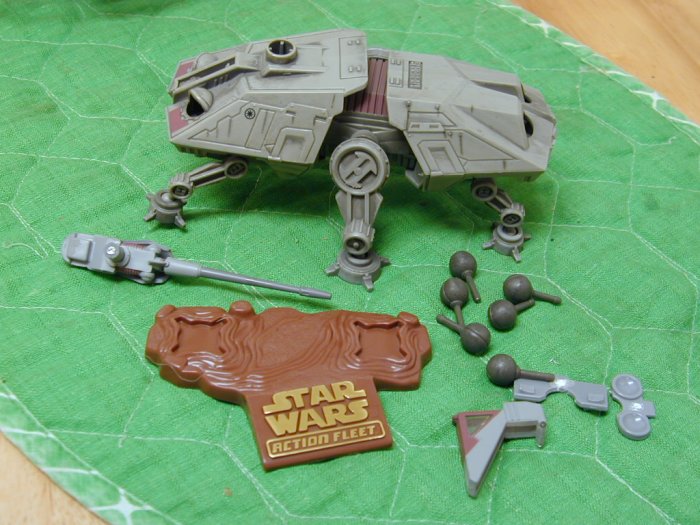 Pile of parts after disassembily